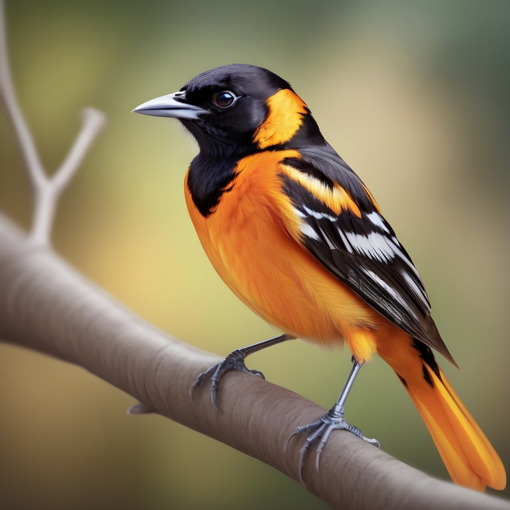 bird, baltimore oriole, ornithology